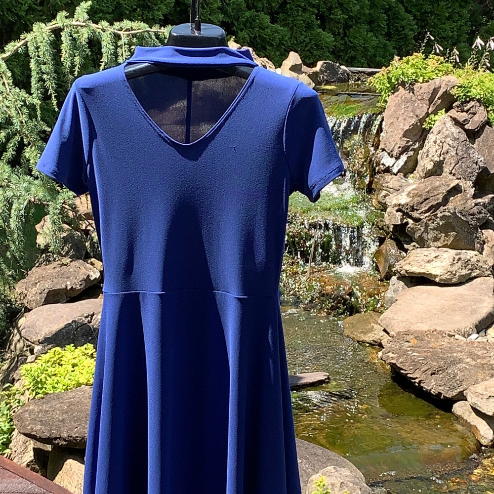 NWT Cheryl Choker Tennis Dress in Royal Blue